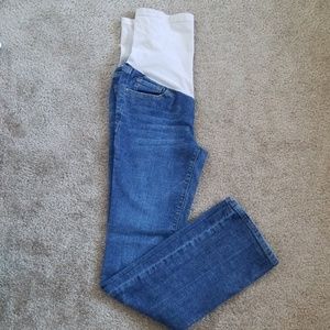 Indigo Blue Full Panel Womens Maternity jeans